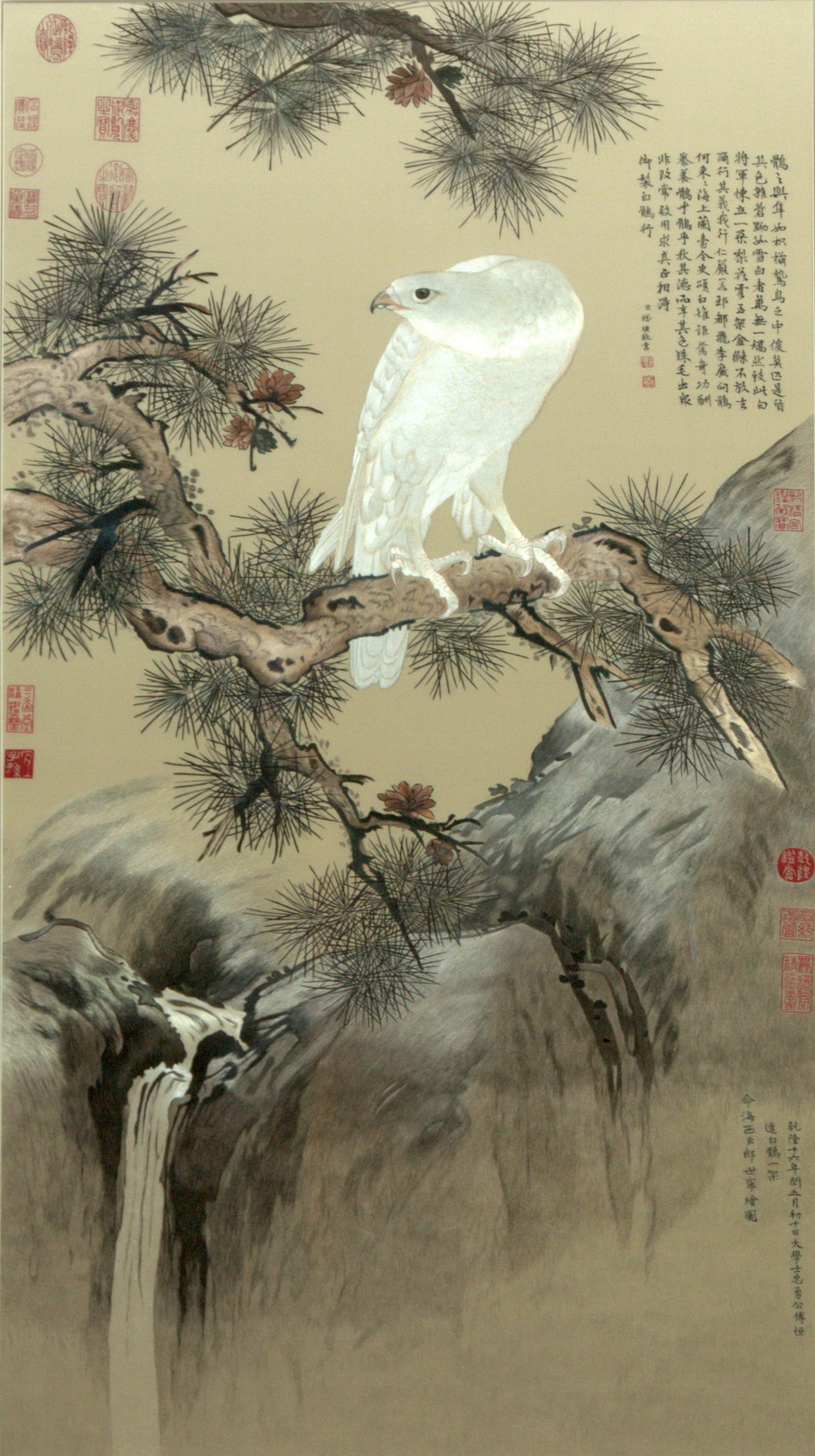 松與白鷹