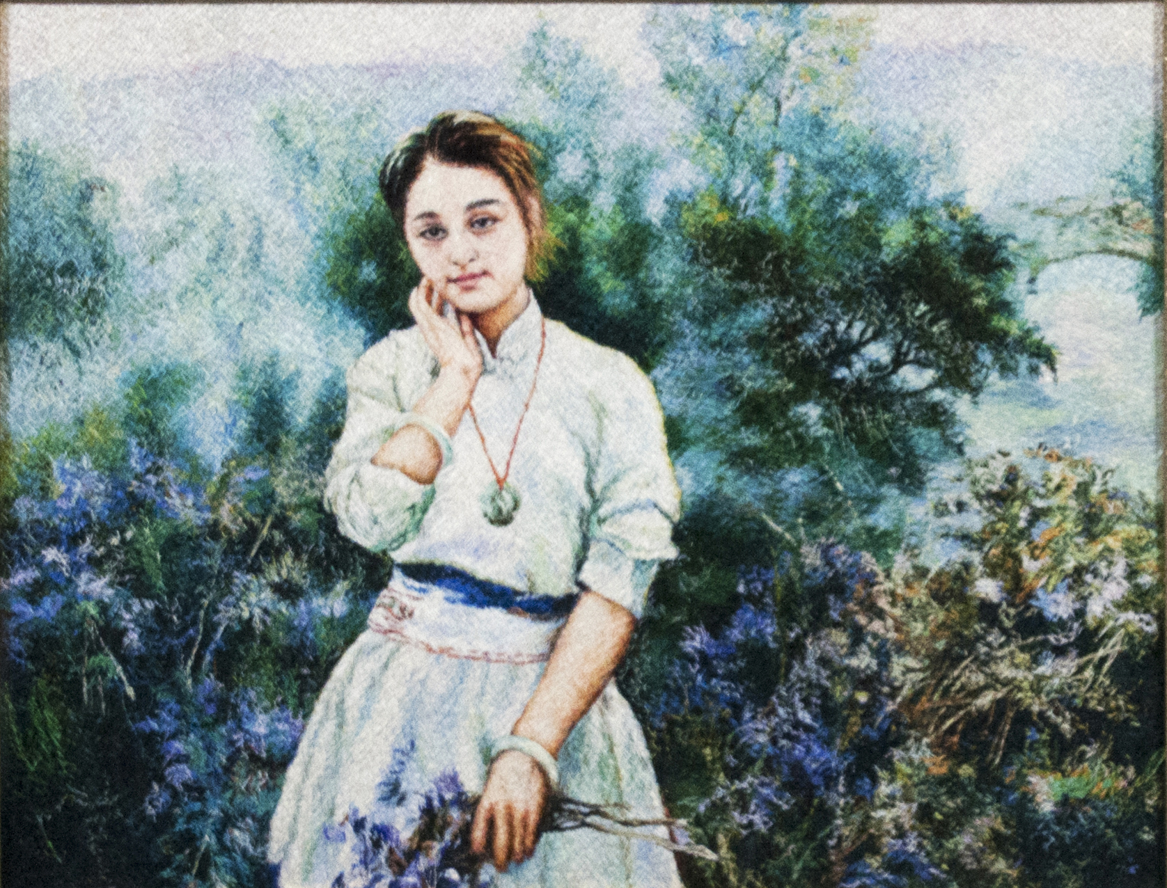 羞怯的女孩