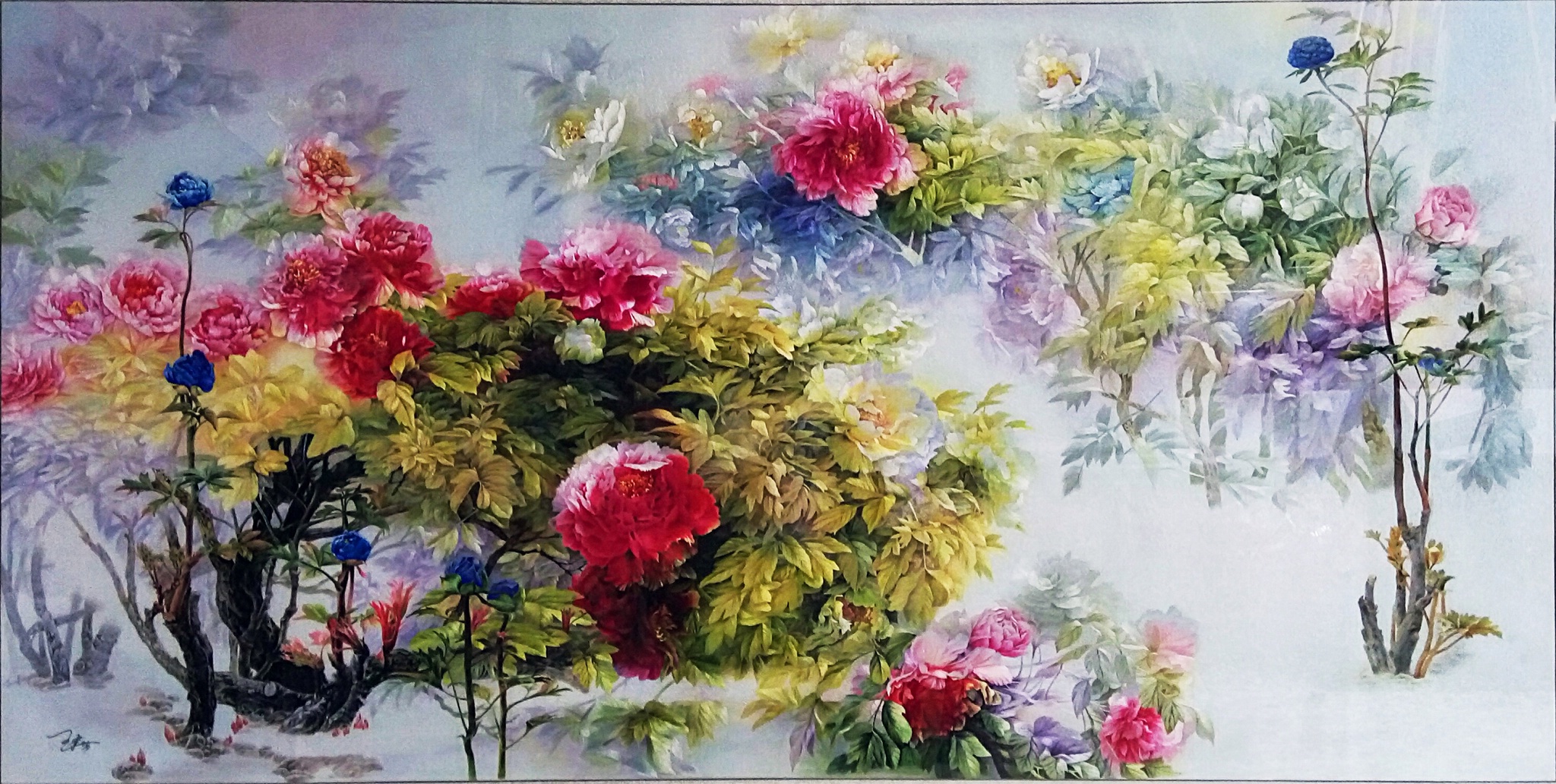 3D牡丹