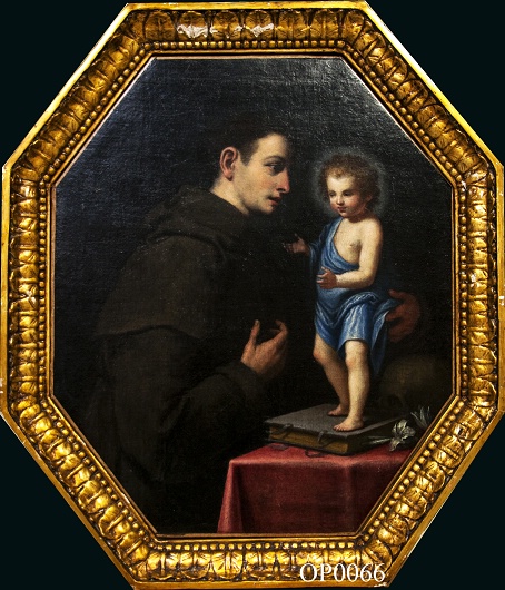 SANT ANTONIO DA PADOVA ADORA IL BAMBINO聖安東尼奧和孩子耶穌