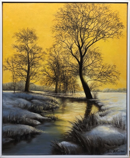 zimni krajina 冬季景觀