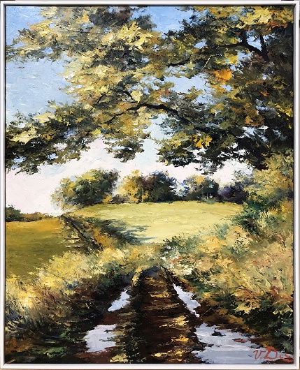 沿著路