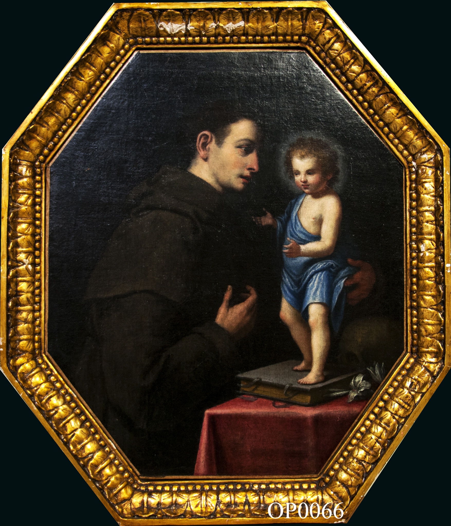 SANT ANTONIO DA PADOVA ADORA IL BAMBINO聖安東尼奧和孩子耶穌