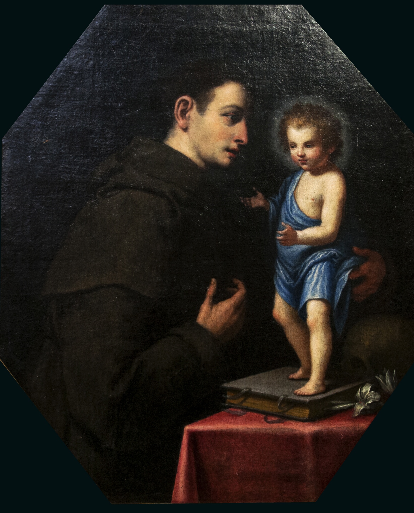 SANT ANTONIO DA PADOVA ADORA IL BAMBINO聖安東尼奧和孩子耶穌